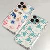 Cartoon Marine Animal Pattern Phone Case For iPhone 16 15 14 13 12 11 Pro Max Mini X XS XR 7 8 Plus Shockproof Transparent Cover