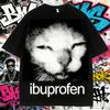 2025 Summer Vintage Funny Ibuprofen Cat Meme Graphic T Shirt Men Women Humor Fashion Oversized 100% Pure Cotton Printed T-shirt