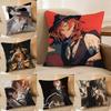 Cartoon B-Bungo Stray Dogs-MT Pillow Case Printing Pillowcase Living Room Sofa Cushion Cover Bedroom Room Decor