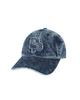 BESLOW Bleached Washed Logo Ball Cap Indigo