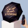 Melbourne Storm Printed 5?Fold Mini Umbrella 8?Rib Windproof Compact Umbrella For Women Pocket Carry