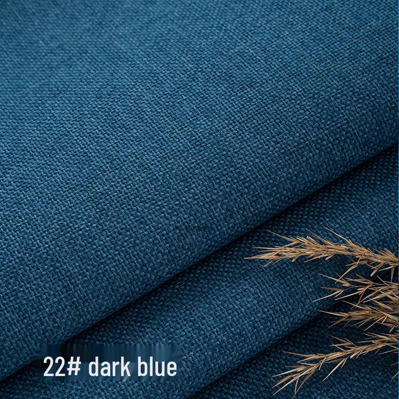 Coarse Plain Linen Fabric: Soft Upholstery, Car Seat, Chair Cushion, Tablecloth, Imitation Linen Cover