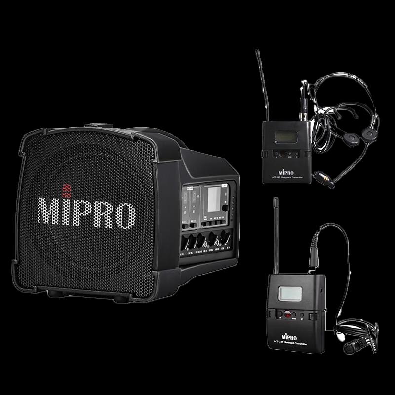MIPRO MA-100DBII Dual-Channel Portable Wireless PA System CN plug (adapter included)