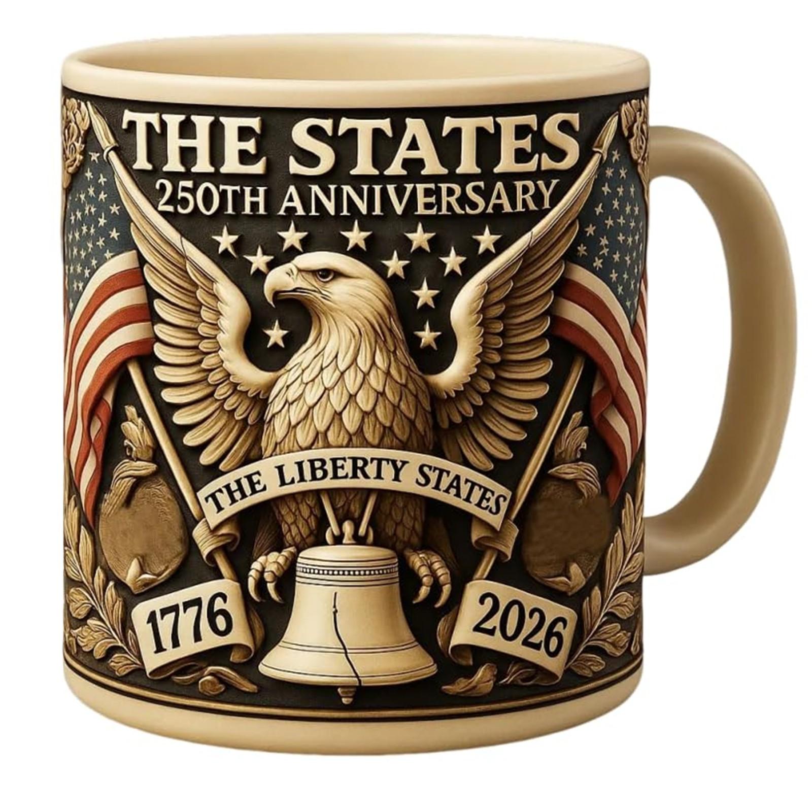 Independence Day 0th Anniversary Commemorative Mug 1776-2026 Mug One Size