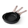 Non-Stick Flat-Bottomed Frying Pan for Steak, Omelette, Pancake, Breakfast, Stir-Fry, Gas & Induction Cookers