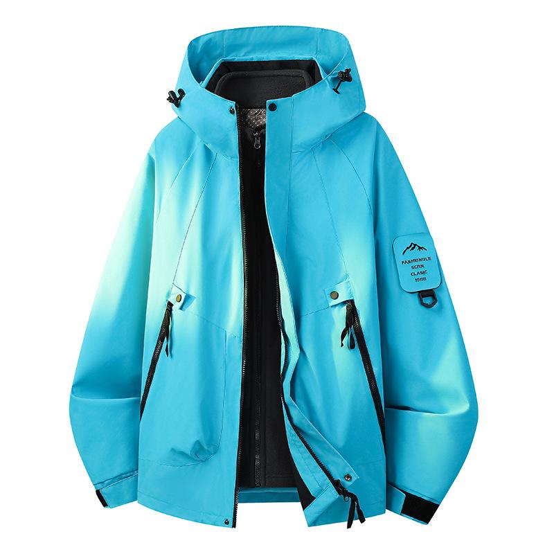 2518 Dreifach-Graphen-Futter Partnerjacke für Damen und Herren Winddicht Wasserdicht Outdoor-Sport Bergsteigeranzug Gruppenkauf
