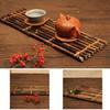 Handcraft Tea Table Bamboo Placemat Tea Cup Tray Pad Tea Set Ceremony AccessoriesTea Tray 25x40cm
