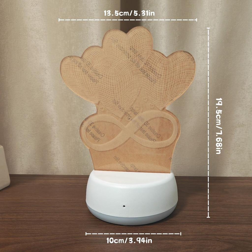 USB 3D Night Light Bedroom Decoration Christmas Decoration Fancy Lighting LED Room Light Gift Light