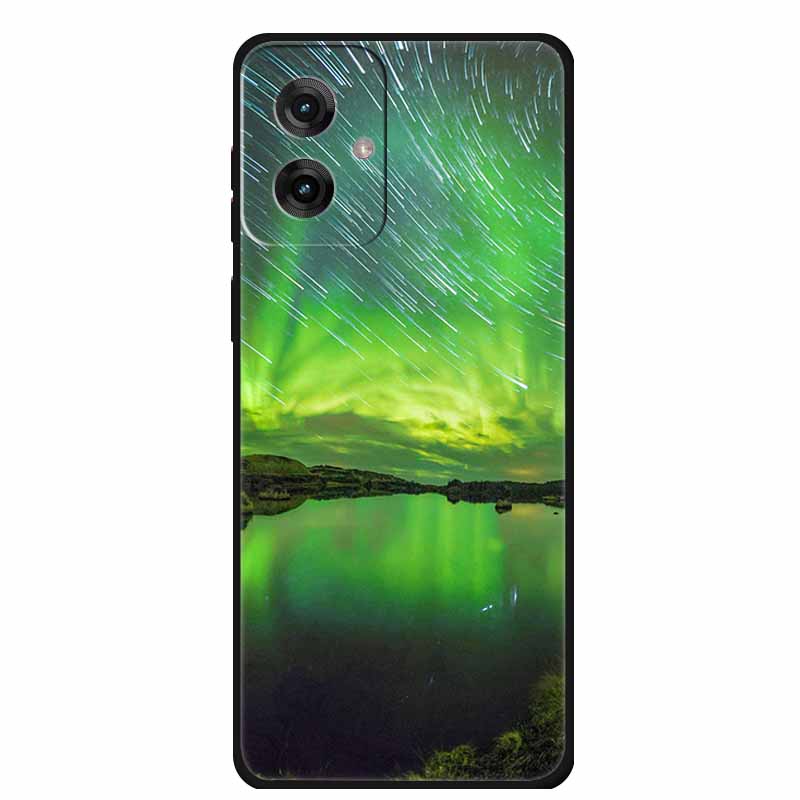 Etui do Motorola Moto G55 5G Luksusowe Miękkie Silikonowe TPU Tylna Osłona Etui na Telefon dla MotoG55 Ochronne Odporne na Wstrząsy Kolorowe Fundas