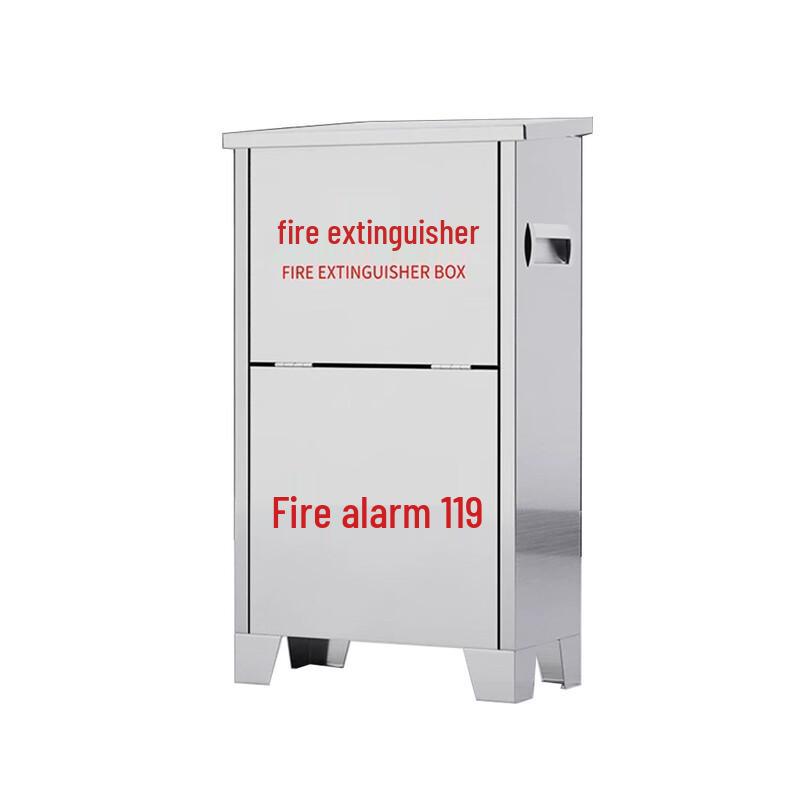 OLOMM Stainless Steel Fire Extinguisher Storage Box