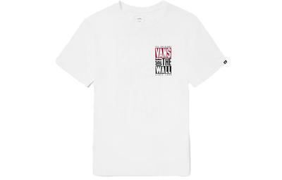 Vans T Shirts Unisex White Crew Neck Moderate Straight Fit VN0A4MM5WHT