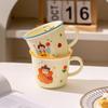 High Looking Family Student Mug Children's Water Cup Household Couple Cup Ceramic Cup Set Milk Cup