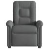 VidaXL Fauteuil de massage inclinable Gris foncé Tissu, fauteuil de massage, fauteuil, fauteuil canapé, fauteuil de bureau 4015627