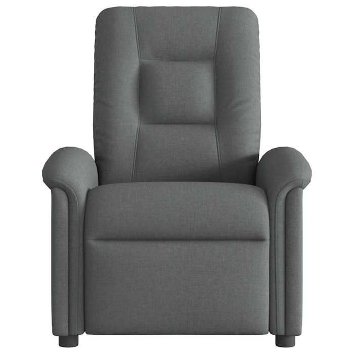 VidaXL Fauteuil de massage inclinable Gris foncé Tissu, fauteuil de massage, fauteuil, fauteuil canapé, fauteuil de bureau 4015627