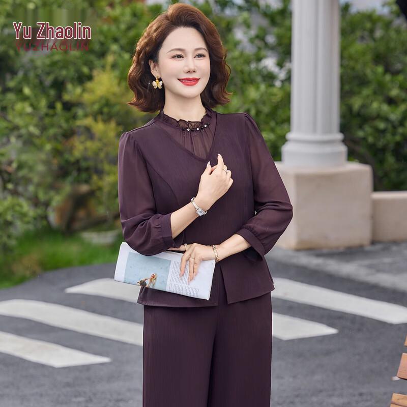 YUZHAOLIN Women s Elegant Summer Two-Piece Outfit 5XL