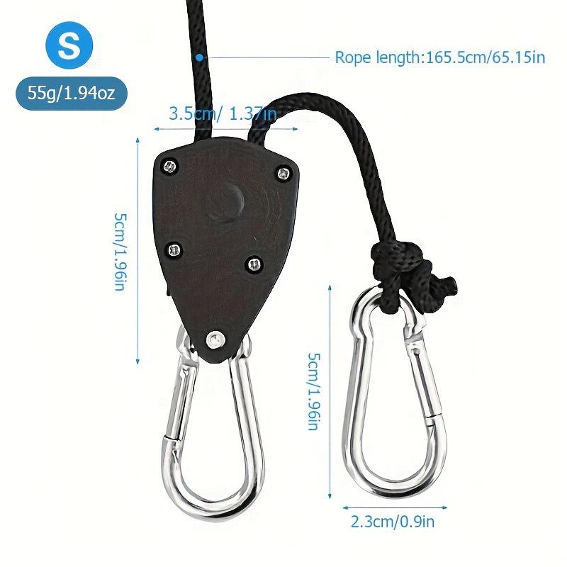 LED Grow Light Lifting Rope - Adjustable Hanging Wire for Plant Lights