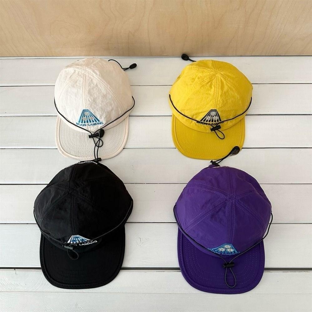 Casual Breathable Parent-Unisex Baseball Caps Quick-Drying Foldable Hip-Hop Caps Sun Protection Adjustable Sunscreen Cap Summer