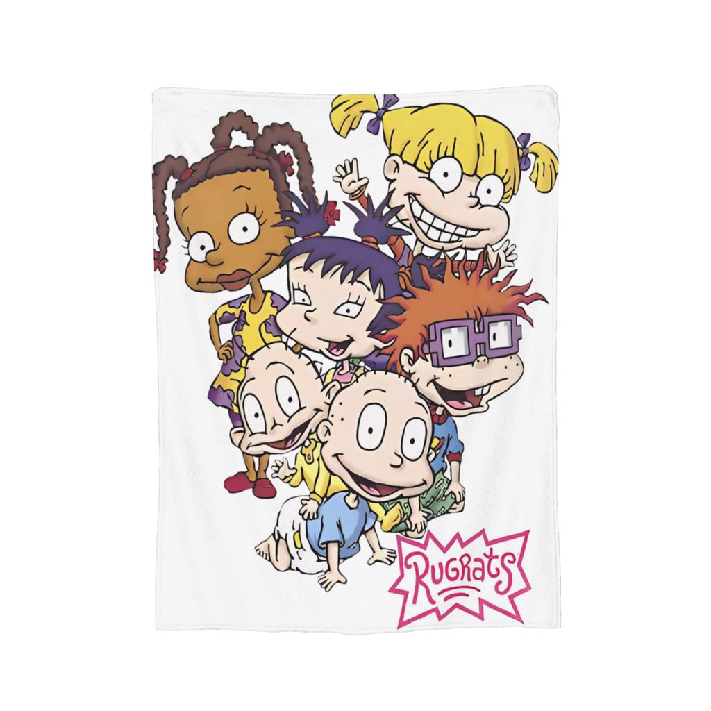 Relax Rugrat Pile Up Anime Cartoon Kids Blanket Merch Sofa Decorative  Throw Blankets Soft Velvet for Travel