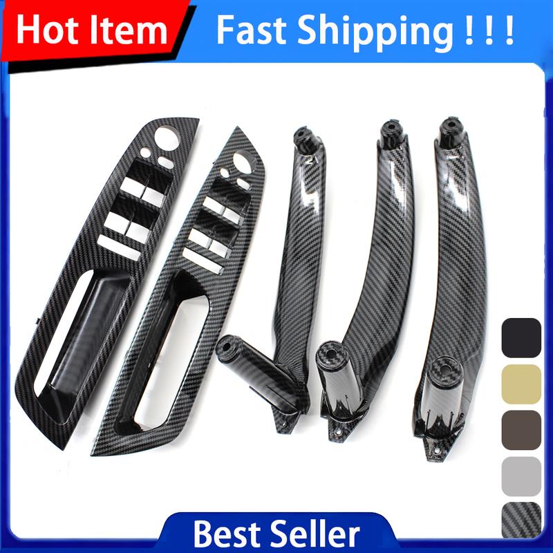 For BMW X5 X6 E70 E71 E72 2007-2014 LHD RHD Car Interior Door Handle Inner Panel Pull Trim Armrest Panel Cover Replacement