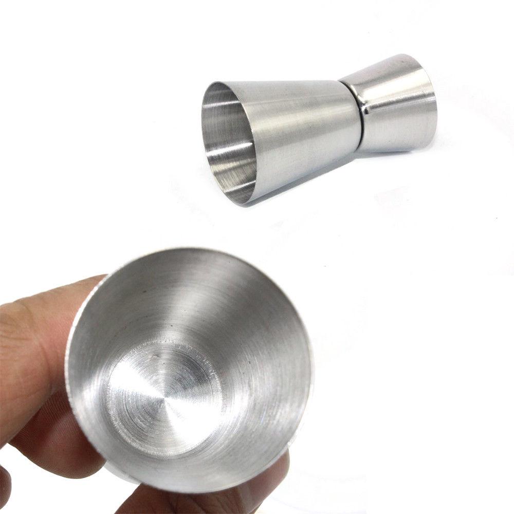 1Pc Measure Cup Double Head Design Stainless Steel Measure Jigger Home & Living Dual Shot Cocktail Mug Kitchen Gadgets