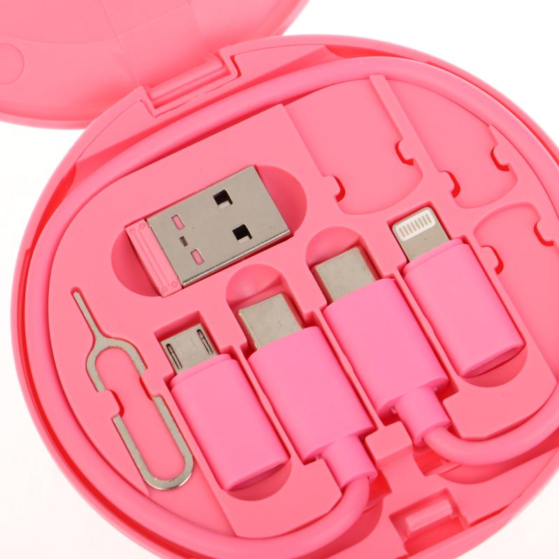 1 Set Multifunctional Fast Charging For Xiaomi Charger Storage Box Adapter Card Pin Travel Accessories Pd 60W Usb Data Cable Kit