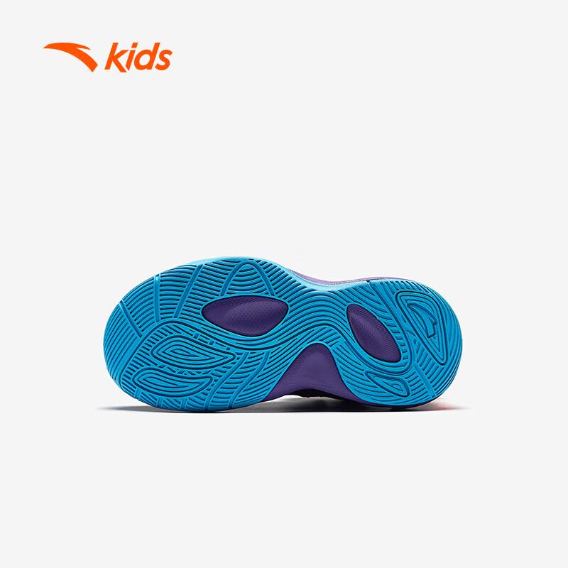 Anta Kids' Low-Top Breathable Velcro Basketball Shoes