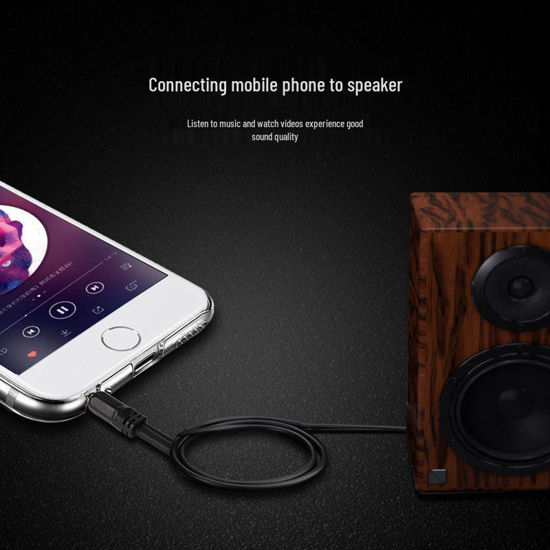 3.5mm To Dual RCA Male Audio Output Cable for Mobile, PC, Headphones, Speakers & Amplifiers