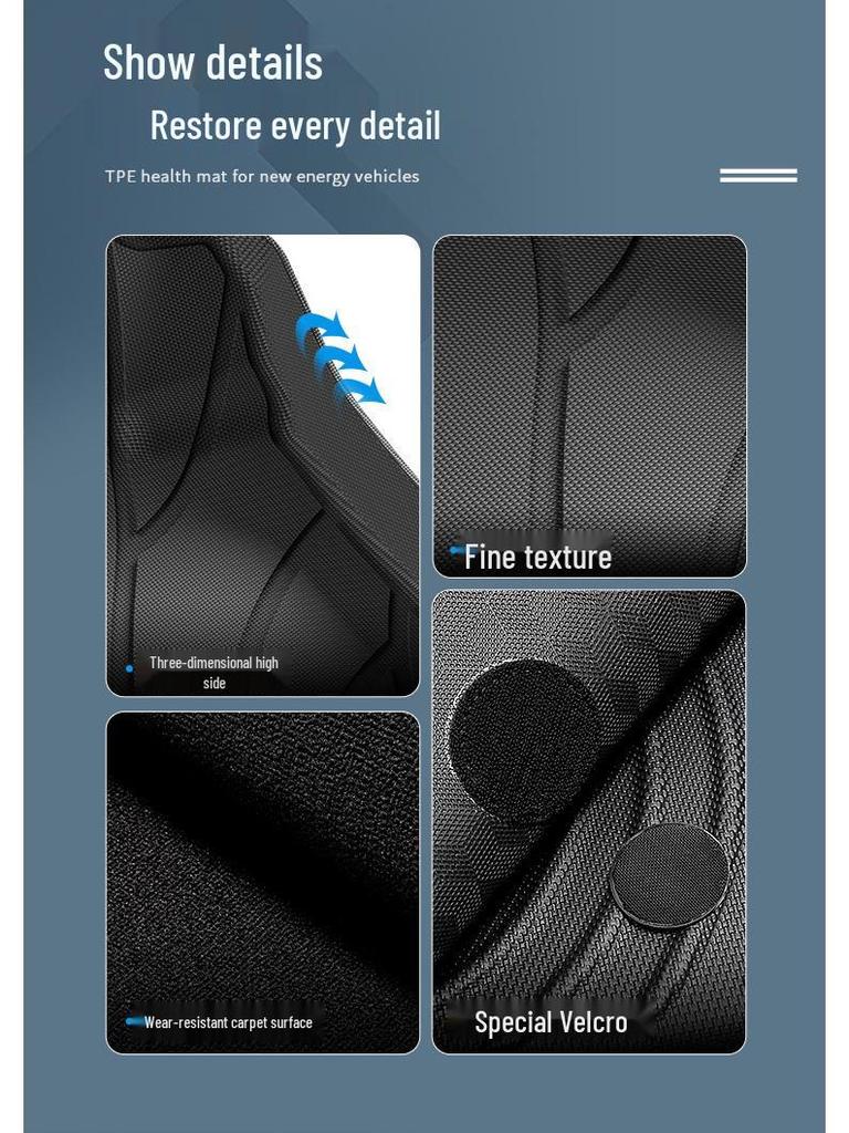 Floor Mats for 2021-2026 Geely Xingyue L: TPE Floor, Trunk, & Seat Back Mats