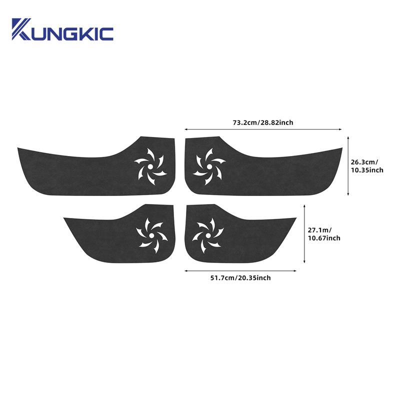 For Leapmotor T03     2024 2025 Door Anti-kick Pad Car Leather Carbon Mat Trim Accessories LHD RHD