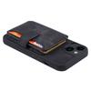 RFID Blocking Phone Case for iPhone 13,Wallet Kickstand Leather Coated TPU Back Cover