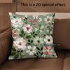 2D Vintage Floral Embossed Style Throw Pillow Covers Pattern Cushion Cover Suitable For Sofa Bedroom Car Pillow Cover