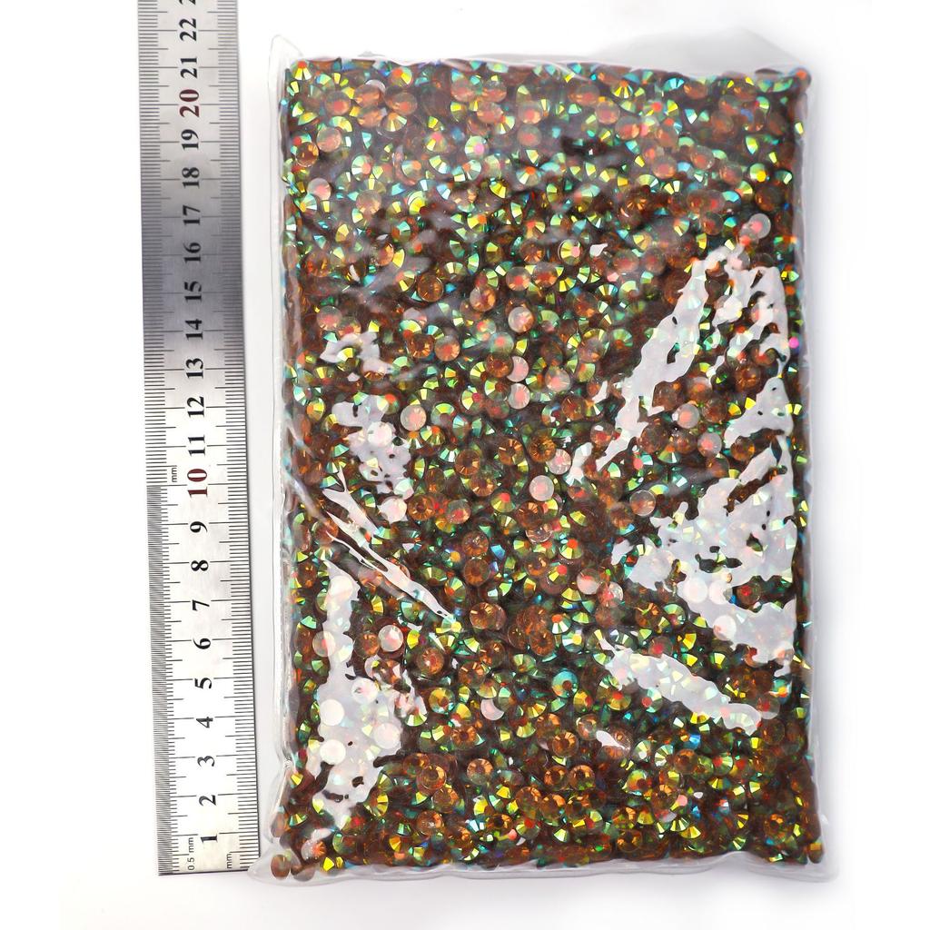 Weiches Harz Flachbodenbohrer Transparentboden AB Farbe, Nagelbohrer Violent Bear Sticker Bohrer DIY Handyhülle Zubehör