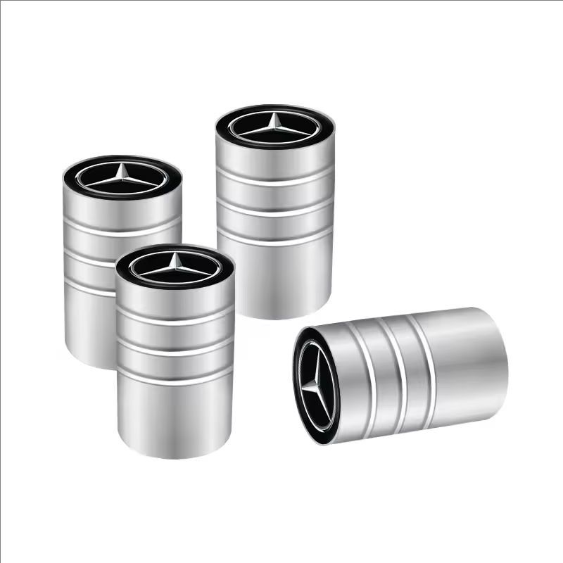 4Pcs Aluminum Alloy Car Wheel Tire Valve Caps Stem Cover For Mercedes-Benz W203 W204 W205 W212 W213 W166 W176 W167 W168W177 W223  c1