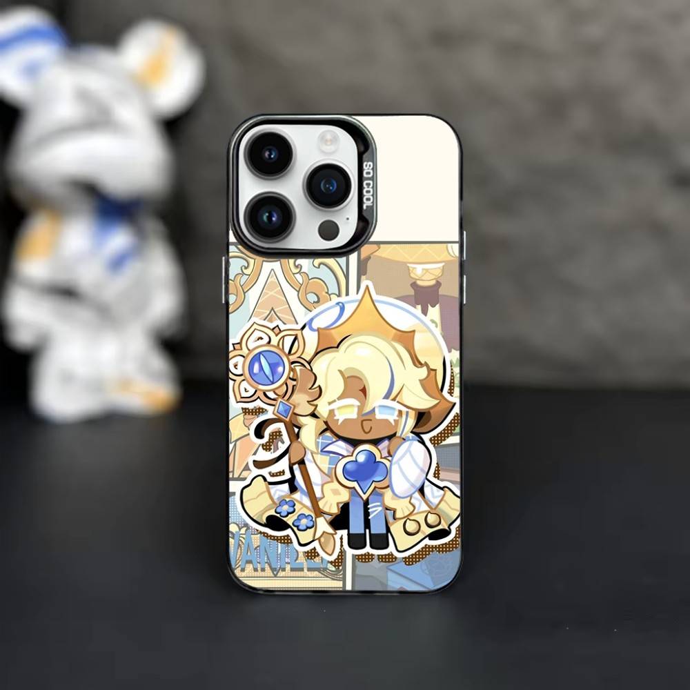 Game C-Cookie Run K-Kingdom Phone Case For iPhone 16,15,14,13,12,11,Mini,Pro,MAX Black Matte Shockproof Cover iPhone13mini