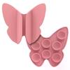 Suction Cup Silicone Phone Lipstick Holder Anti Loss Butterfly Shape Lip Gloss Phone Case Multifunctional Lipstick Phone Holder