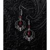 Gothic Halloween Bat Earrings