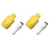 VOFUN-2X Schlauchverbinder-Set für KARCHER PUZZI 8/1 10/1 30/4 Ersatzverbinder Einfach zu installierende Teile 4.446-023.0