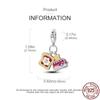 Fit 3Mm Panoriginal Bracelet 100% Copper Toaster Toast Pendant Charm For Women Jewelry Diy Fine Giftnew