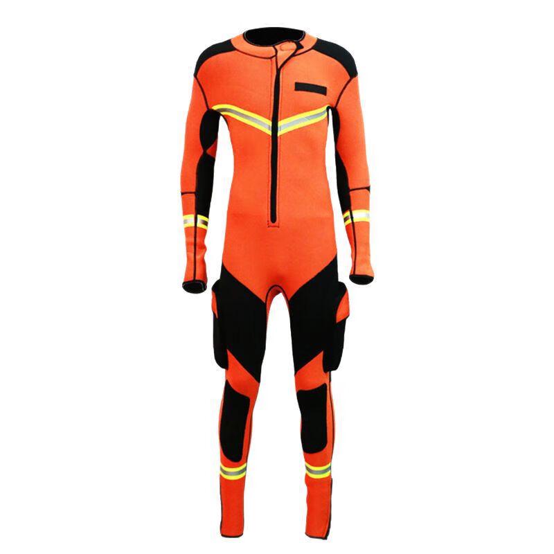 Shaoan Thickened Neoprene One-Piece Rescue Wetsuit One Size