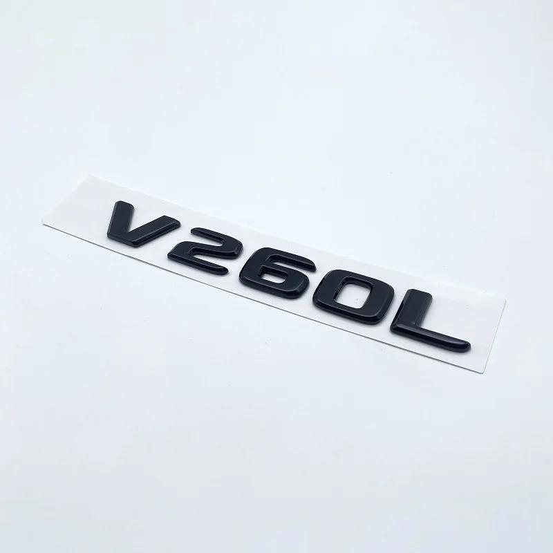 3D Letters V260L V220d V250d V300d NIGHT EDITION Emblem for Mercedes Benz V W447 Car Fender Badge Trunk Nameplate Logo Sticker