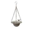 Home Furnishings Courtyard Hanging Decoration Garden Ironwork Retro Style Make Old Iron Chains Birds Flower Pot Hat Shape Vase