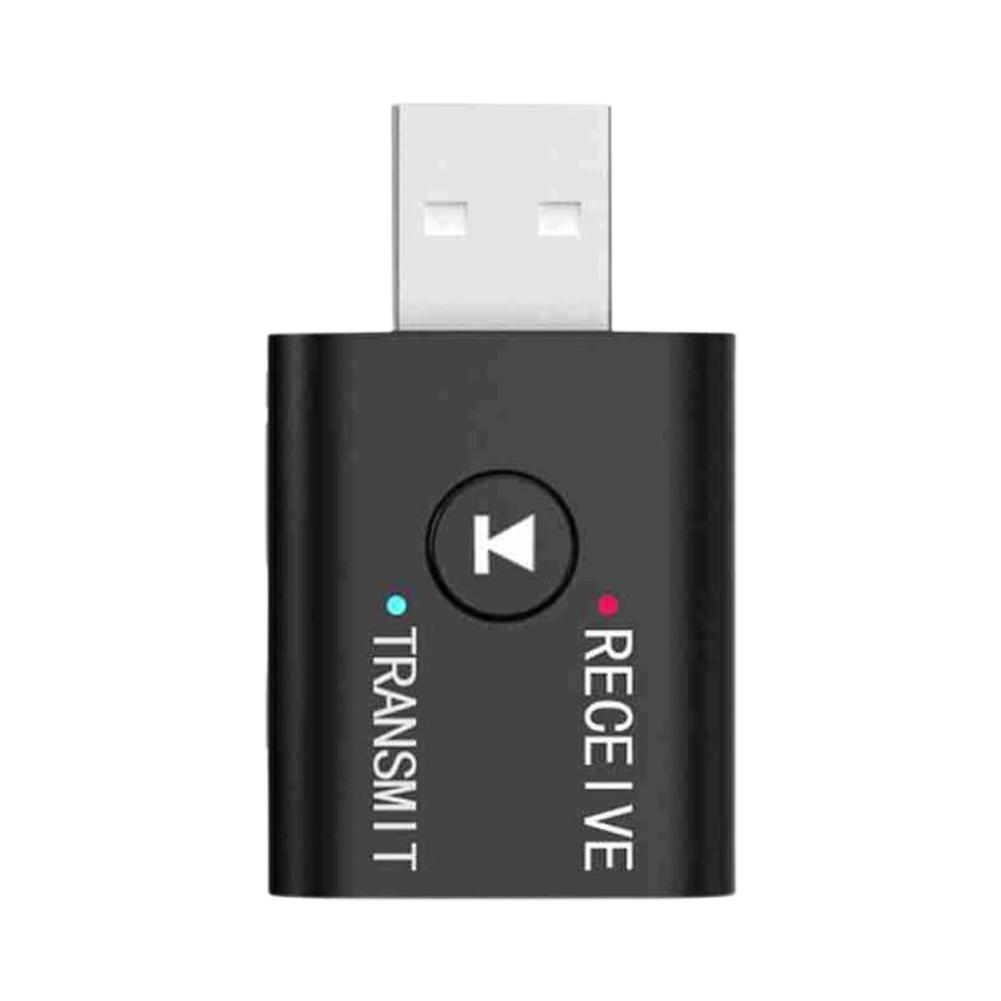 2 IN 1 USB Bluetooth 5.0 Adapter Sender 3,5 mm AUX Empfänger TV Bluetooth Buchse Für PC Headset N7Q5