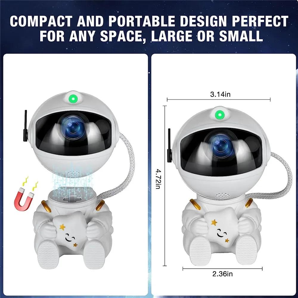 NEW Astronaut Galaxy Starry Projector lamp LED Night Light Star Sky Night Lamp For Bedroom Home Decorative Kids Birthday Gift