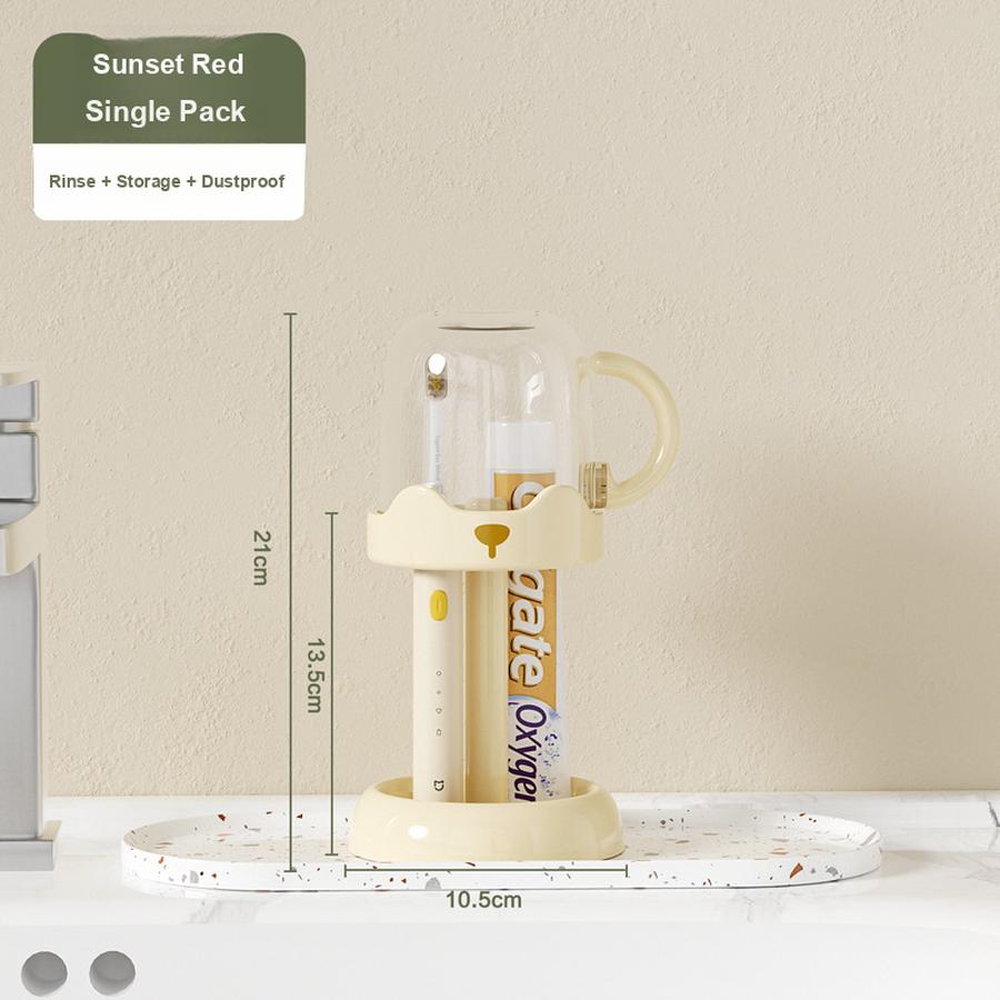 Adjustable Electric Toothbrush Cup Holder Set for Home, Simple Bathroom Cup for Students, Oral Cup