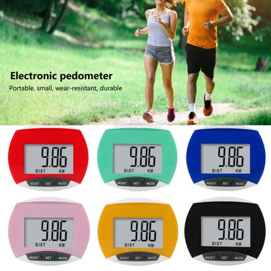 Running Pedometer High Clearly Sensitive Steps Electronic Clear Screen Count Accurate Reading Large Screen Pedometer