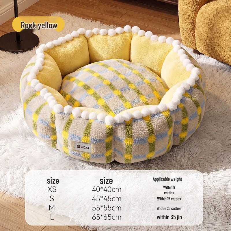 L-shaped Cooling Quilted Dog and Cat Mat with Backrest for All Seasons