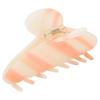 Hair Claw Clip Strong Hold Gradient Color Fashionable Hair Claw Clip for Women Girl Medium Size Orange White