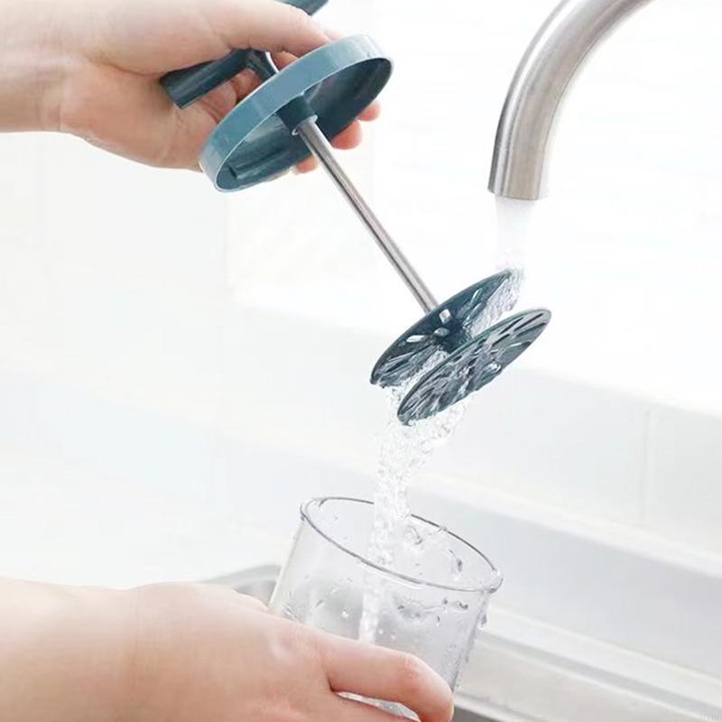 2025 New ABS Hand Pump Kitchen Cream Whipper DIY Pitchers Manual Milk Frother Foam Maker Shop Tools Multipurpose