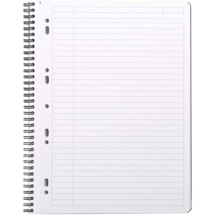 RHODIA Cahier spirale couverture noire PP 22,5x…