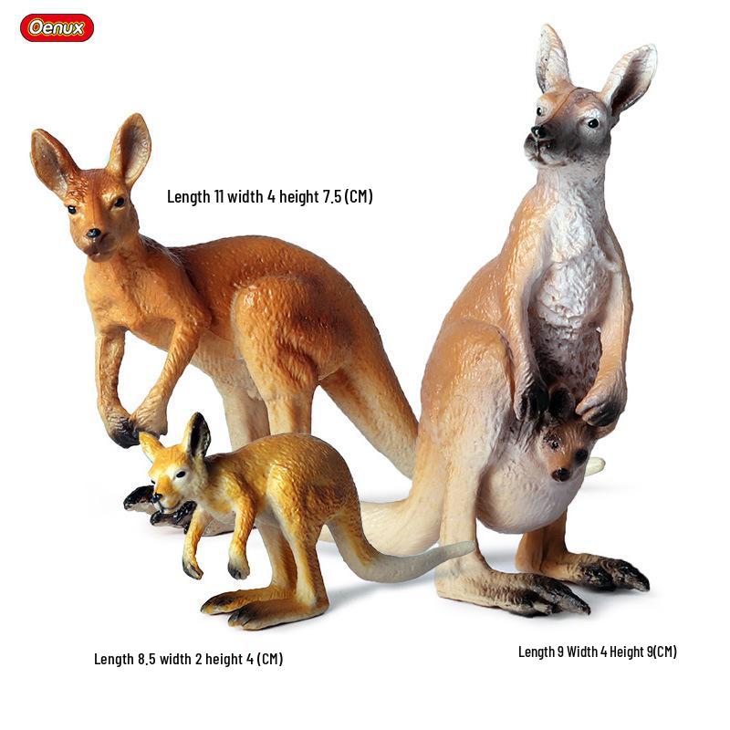 Animal Model Set: Lion, Tiger, Elephant, Panda, Giraffe, Hippo, Rhino, Sheep